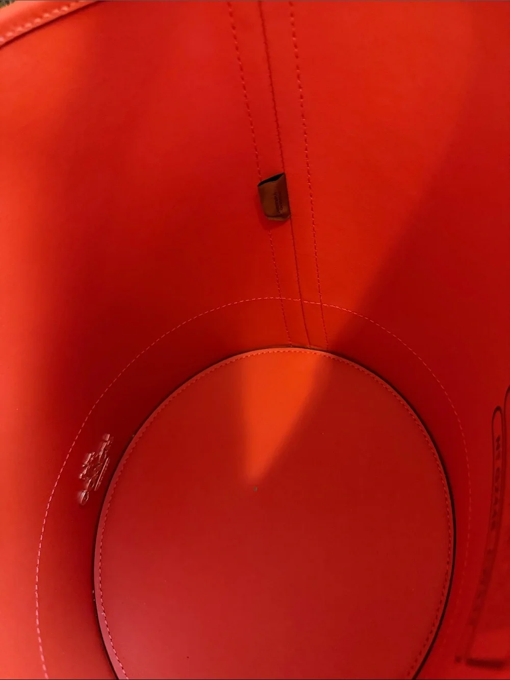 Coach Orange Glitter Jack-O'-Lantern Bucket Bag